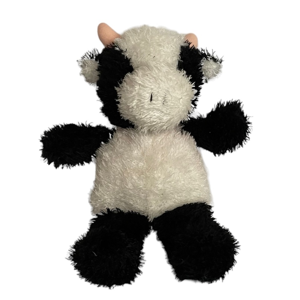 DALLSCO INC 10" Plush Stuffed Toy Cow Black and White RARE